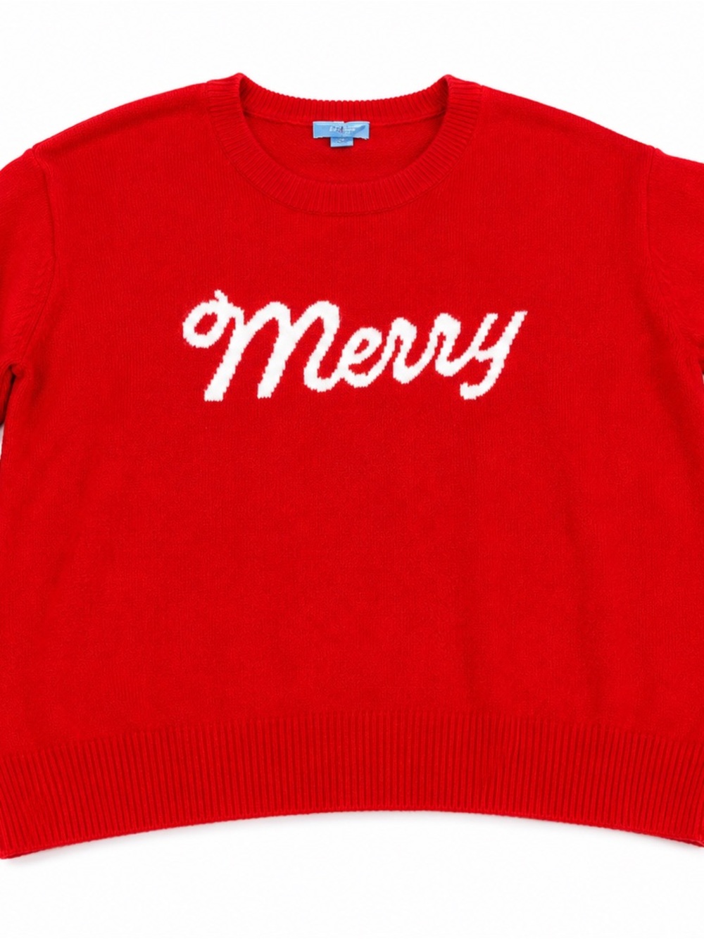 CeCe Red 'Merry' Crewneck Sweater